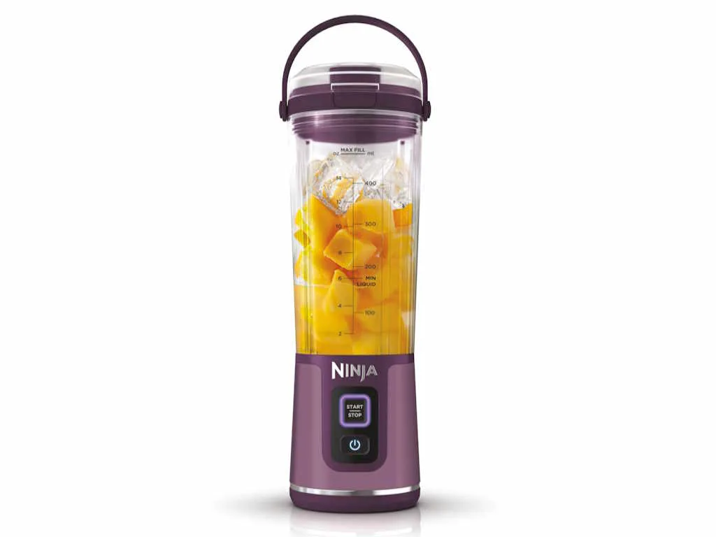 Ninja bezicni blenderLjubicasta boja, USB-C punj.kap. 5332ml, nehrdjajuci celik, snaga 5V - slika 3