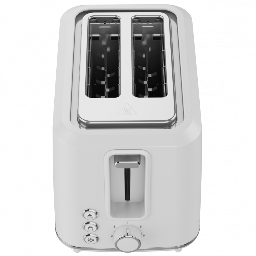 Electric Toaster, white, 220-240V, 50-60Hz, 920-1080W, 2 slots, 3 modes, 7 browning levels - slika 6