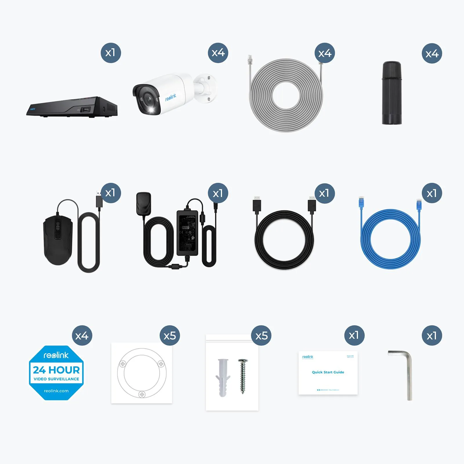 REOLINK NVR SNIMAČ NVS8-8MB4 4K, 8 kanlalni NVR, 2TB HDD, 4x kamera - slika 3