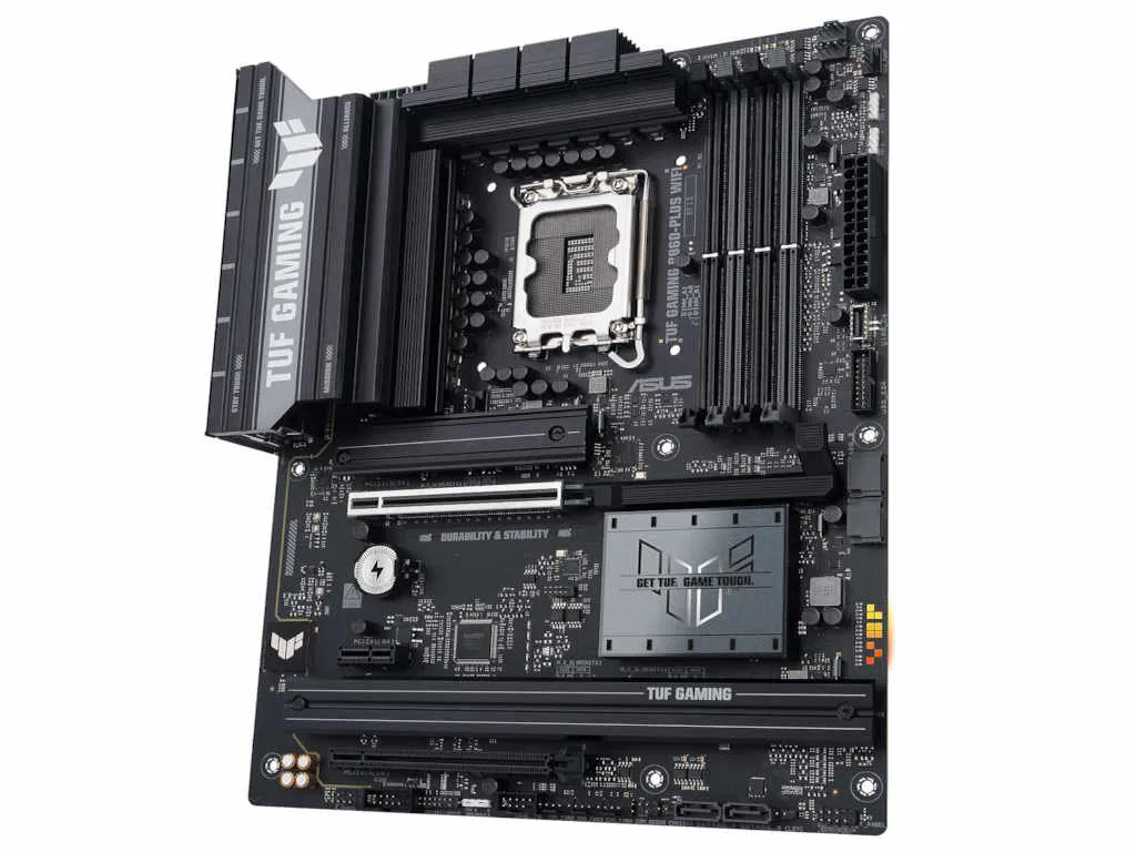 ASUS MB TUF Gaming B860-PLUS WIFI, LGA 1851, 4x DDR5,3xM.2 1x DP, 1x HDMI, 1x USB-C, 8x USB, ATX - slika 2