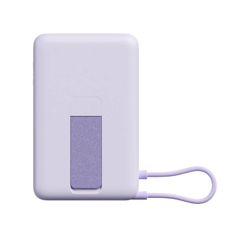Xiaomi 33W Magnetic Power Bank 10000 sa postoljem Purple - slika 3