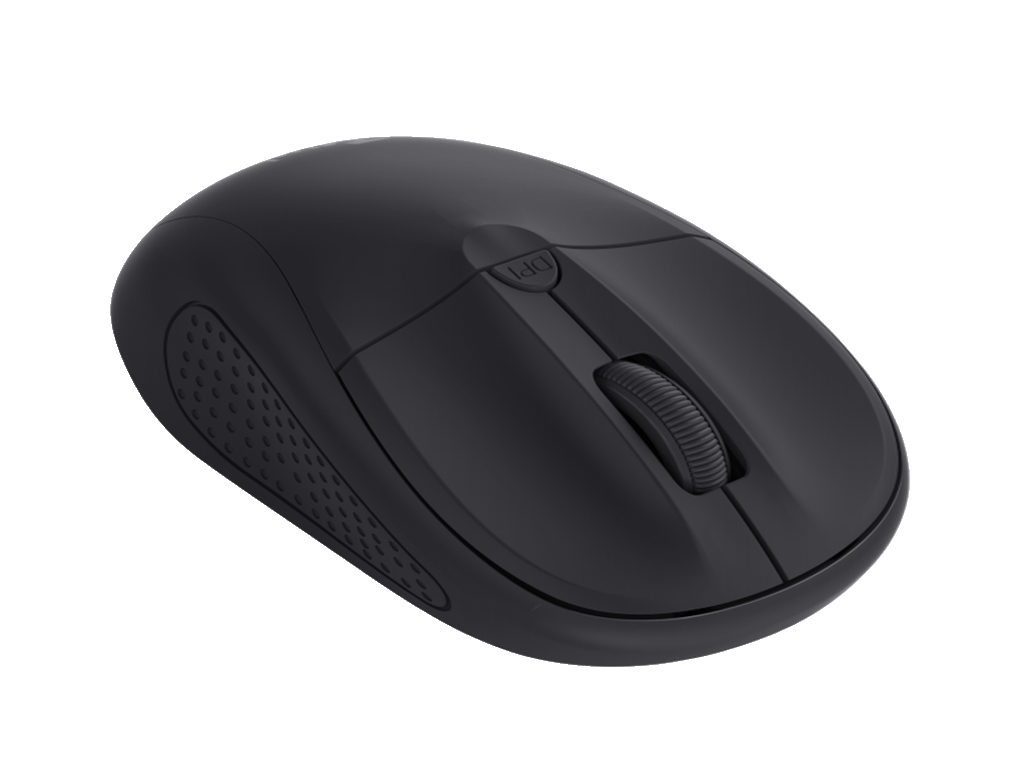 Trust Primo wireless miš, crni 1000-1600 dpi, optički, 4 tipke, USB, 6m wls range - slika 2