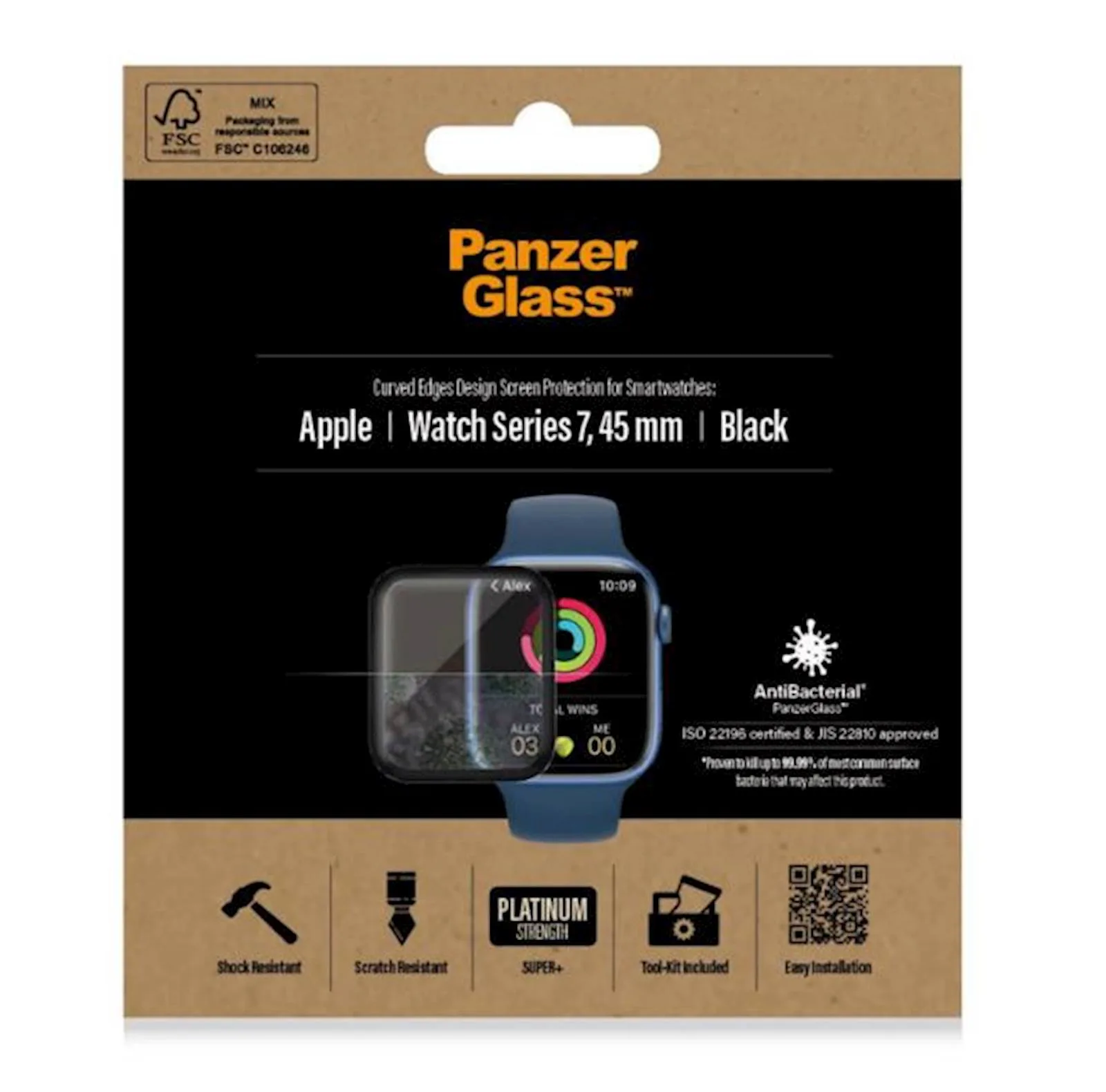 Zaštitno staklo Panzerglass Watch Series 8/7 45mm - slika 2