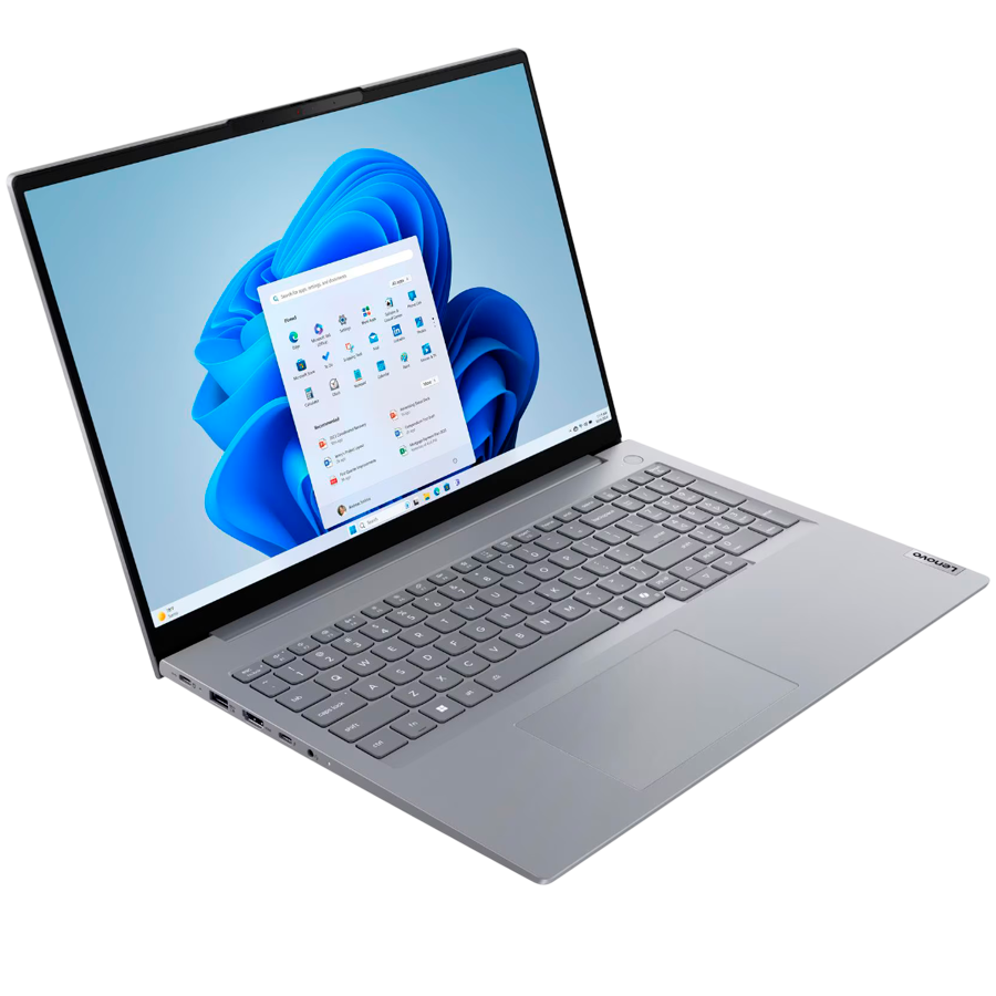 ThinkBook 16 G8 IAL, 16'' WUXGA (1920x1200) IPS 300 nits AG, Ultra 5 225U, 12C, 16GB DDR5, 512GB SSD M.2, Intel Intg, 1080p IR Cam + Mic, WLAN + BT, 2xUSB 3.2, 1xUSB 3.2 Type C, 1xUSB THB 4, HDMI, SD  - slika 2