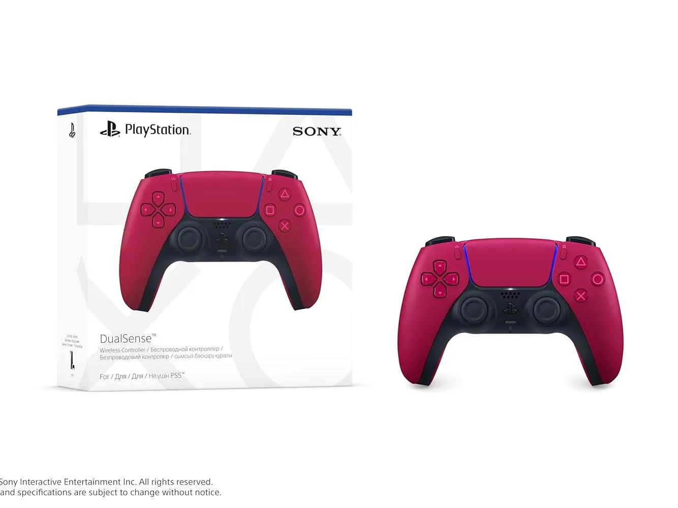 PS5 Wireless Controller RedDualsense Cosmic Red - slika 2