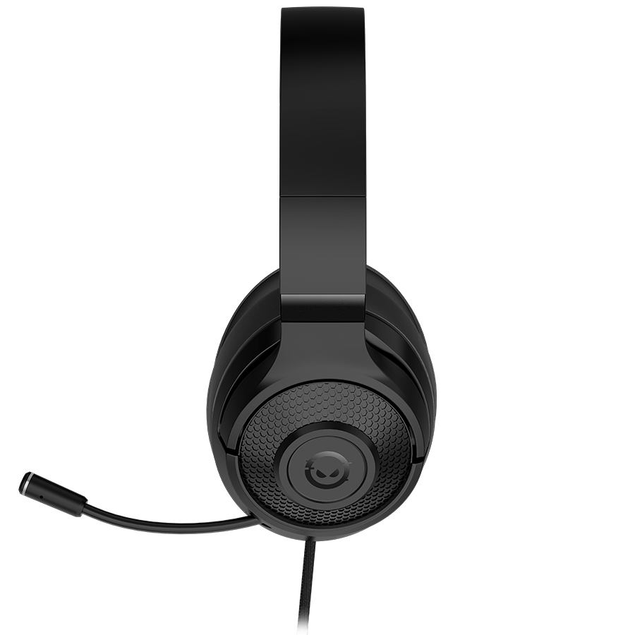 LORGAR Noah 101, Gaming headset with microphone, 3.5mm jack connection, cable length 2m, foldable design, PU leather ear pads, size: 185*195*80mm, 0.245kg, black - slika 3