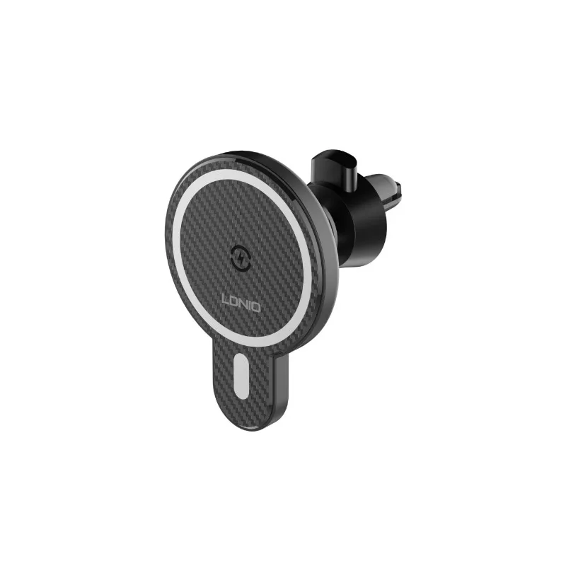 Auto drzac LDNIO MA20-1 metal ring i Wireless charger 15W - slika 3