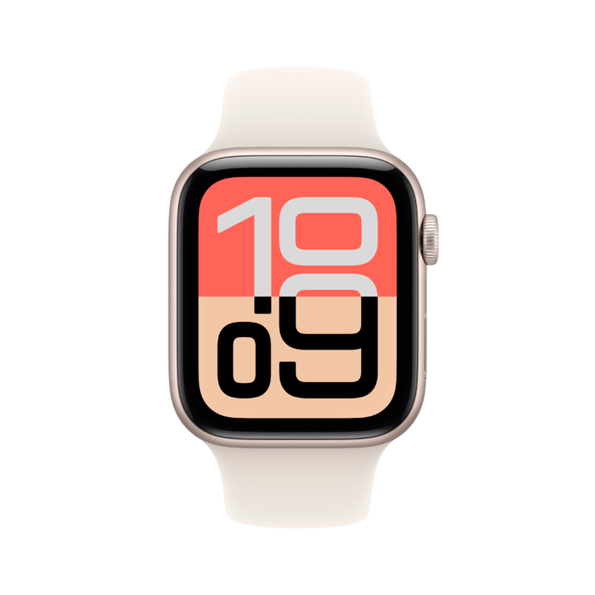 Apple Watch SE 3 GPS 44mm Starlight Aluminium Case with Starlight Sport Band - S/M,Model A3325 - slika 6