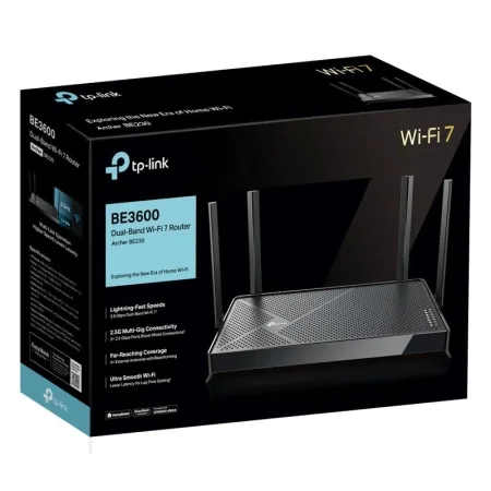 TP-Link Archer BE230 BE3600 Dual-Band Wi-Fi 7 Router, 688 Mbps at 2.4 GHz + 2882 Mbps at 5 GHz,4× external Antennas, 2.0 GHz Quad-Core CPU, 1x2.5 Gbps WAN port + 1x2.5 Gbps LAN port + 3x1 Gbps LAN por - slika 7