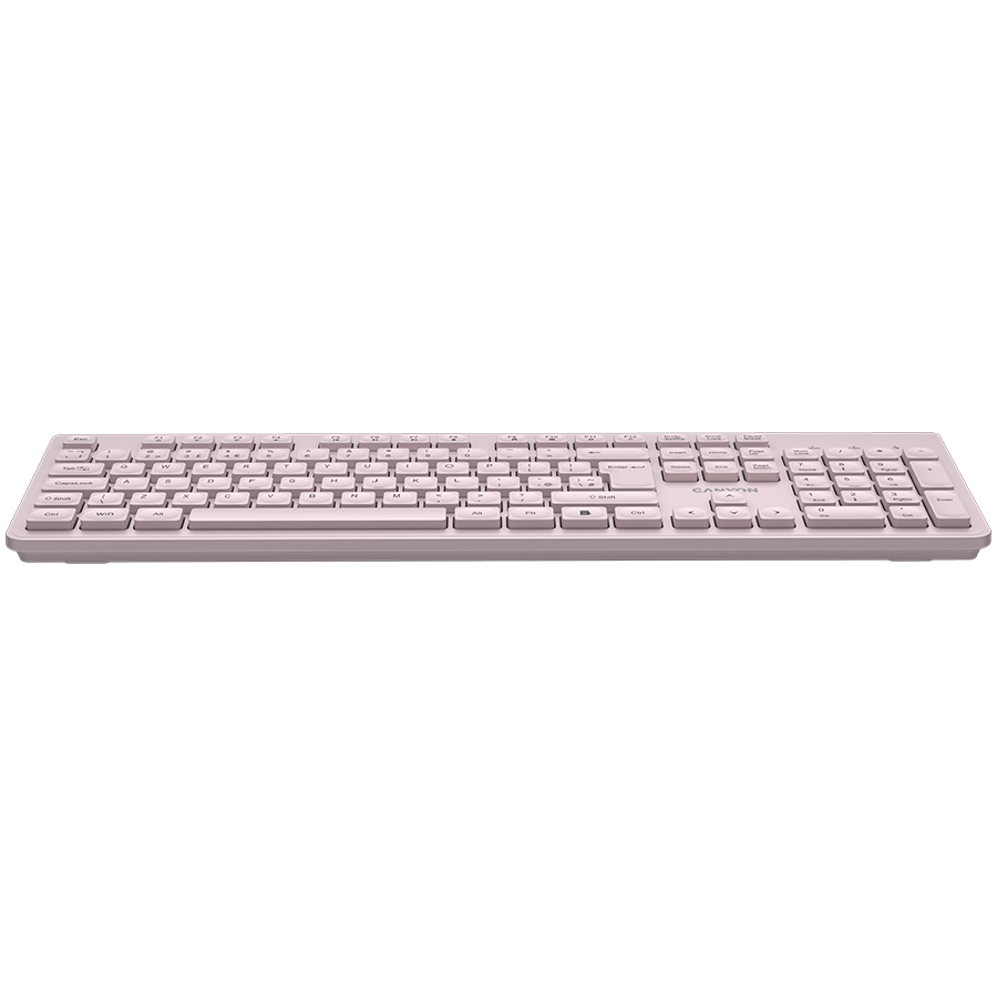 CANYON keyboard HKB-W01 UK/US AAA Wireless Beige - slika 3
