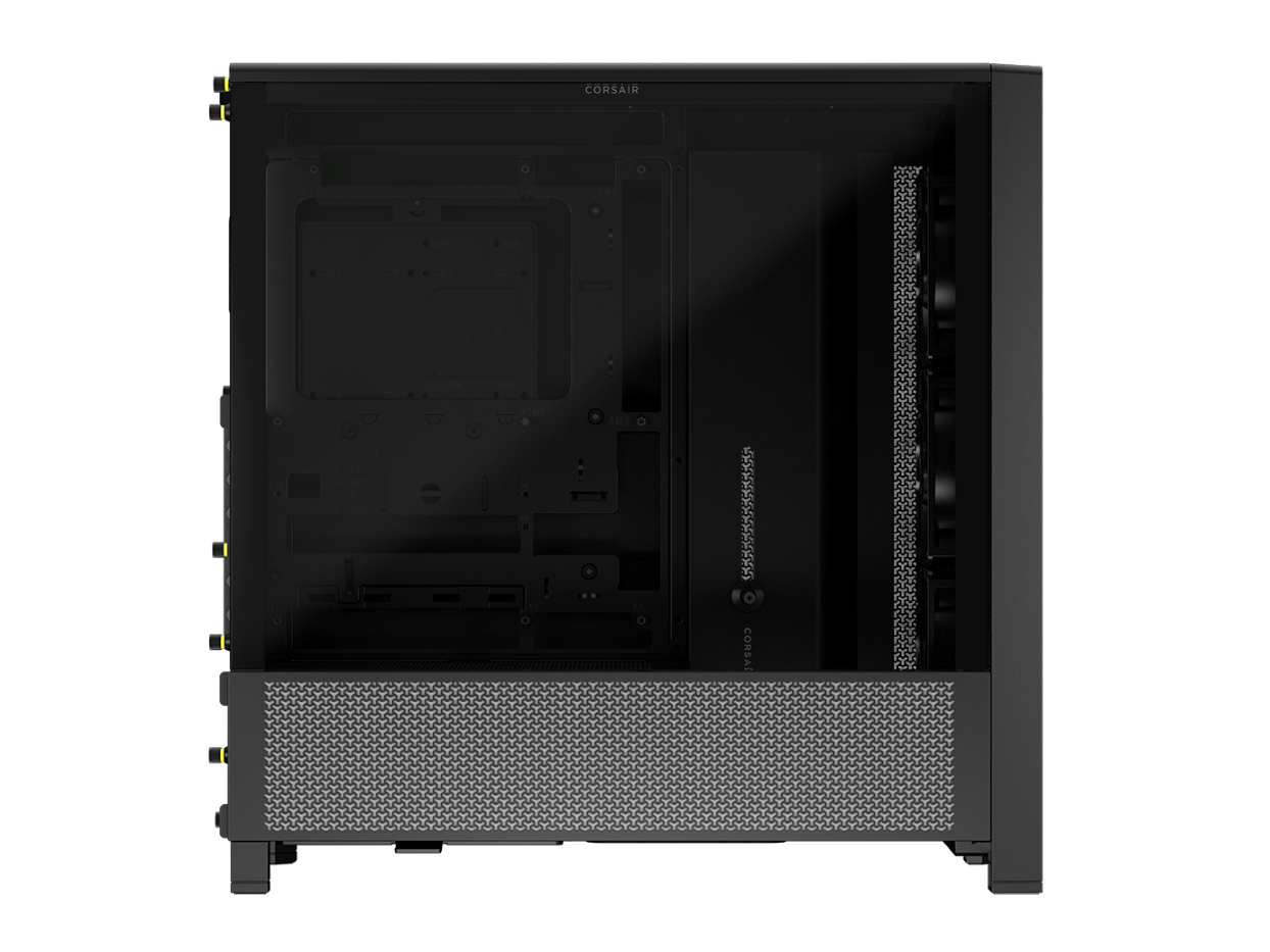 CORSAIR FRAME 4000D RS Case3xRS120 fans, 360mm radiator170mm cooler, 430mm GPU, ATX, Black - slika 5