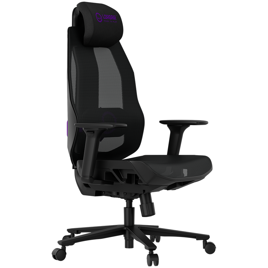 LORGAR CHP51 Mesh Gaming Chair Pro Multi-adjastable Black/Purple - slika 4