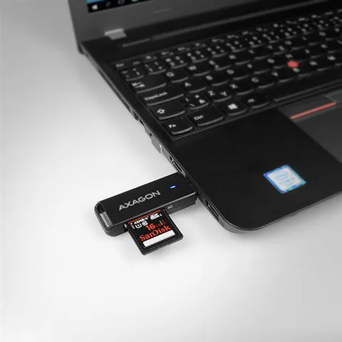 AXAGON CRE-S2 USB 3.0 Type-A čitač memorijskih kartica SD/microSD