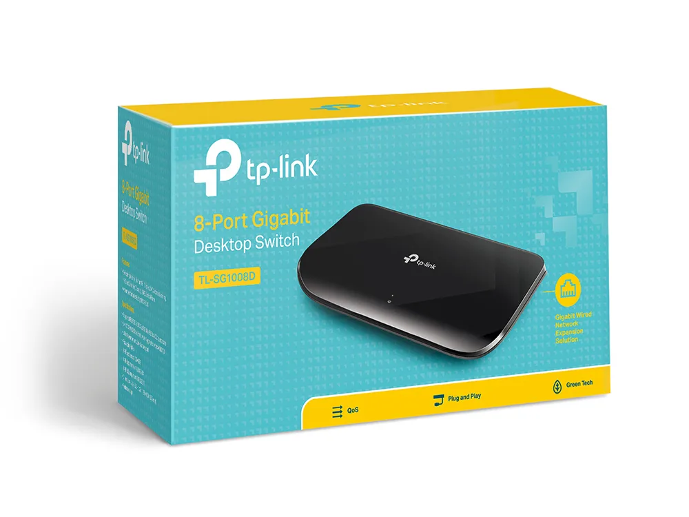 TP-Link TL-SG1008D Switch 8x10/100/1000, 8-Port Gigabit Desktop Switch - slika 3