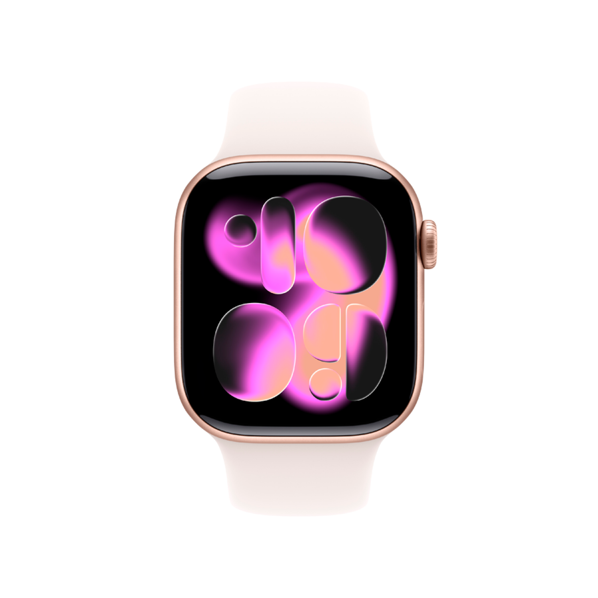 Apple Watch Series 11 GPS 42mm Rose Gold Aluminium Case with Light Blush Sport Band - S/M,Model A3331 - slika 6