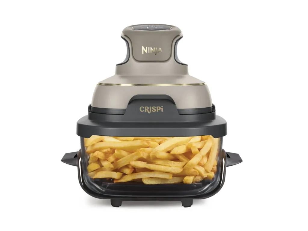 Ninja CRISPi 4u1 bez/crna4 funkcije,prenosna friteza,snaga 1700W,2 posude 3.8L i 1.4L - slika 4