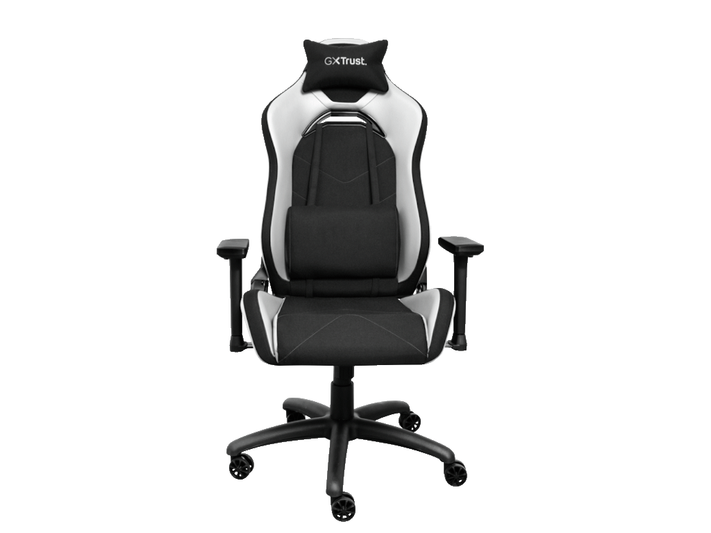 Trust GXT 714W gaming stolica RUYA, crno-bijela, udobna,podesiva, ergonomska, eko materijal - slika 4