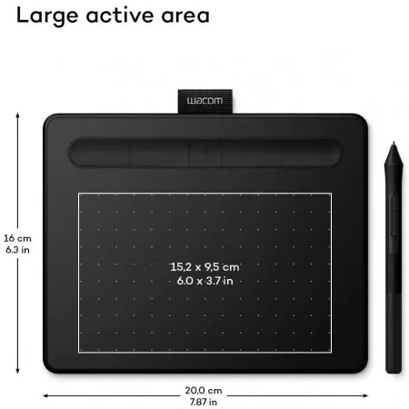 Wacom Grafički Tablet Intuos S Black - slika 3