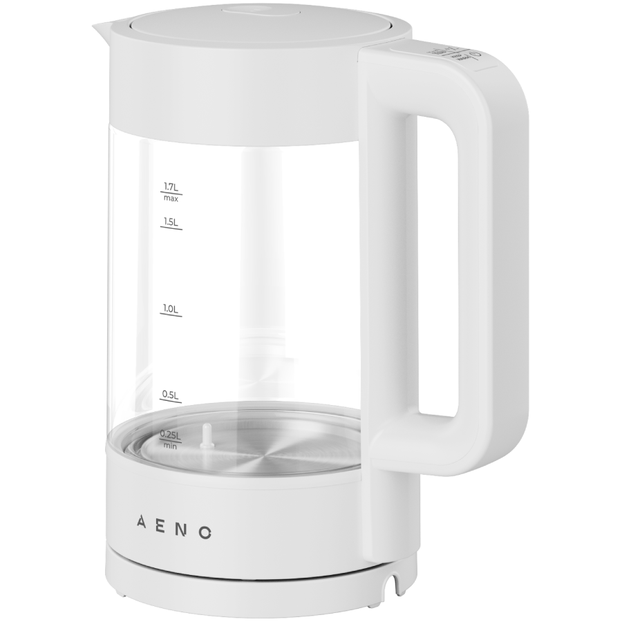 Electric Kettle, white, 220-240V, 1850-2200W, 1.7L, Keep warm 30 min, 40,60,80,90,100, console in Handle - slika 3