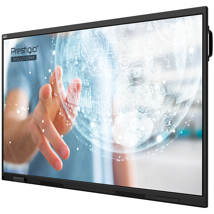 PRESTIGIO SOLUTIONS Multiboard 86-inch Light Series Gen 7, Android 14, Google EDLA, AI button, 8/128GB, 50TP, black - slika 2