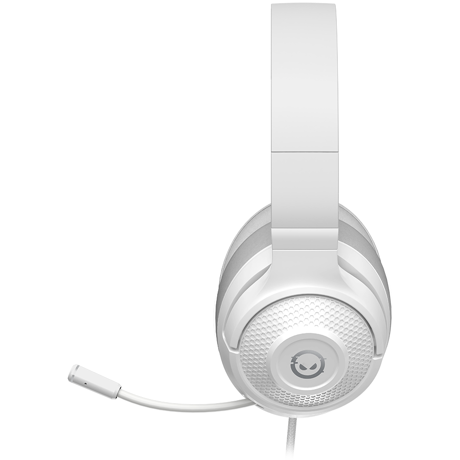 LORGAR Noah 101, Gaming headset with microphone, 3.5mm jack connection, cable length 2m, foldable design, PU leather ear pads, size: 185*195*80mm, 0.245kg, white - slika 3