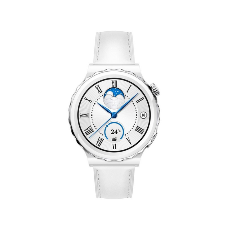 Huawei Watch GT 3 Pro 43mm White - leather strap - slika 3