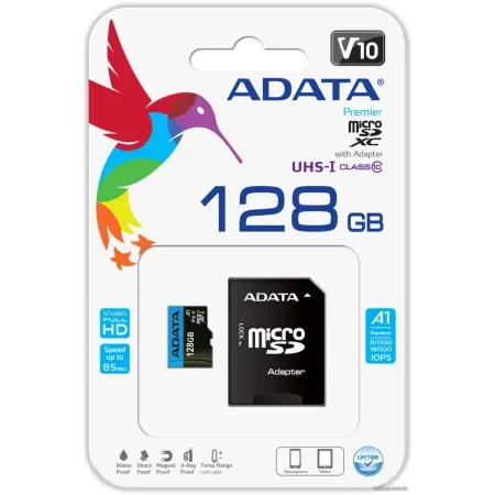 MEM SD MICRO 128GB Premier A1 + ADP AD - slika 4