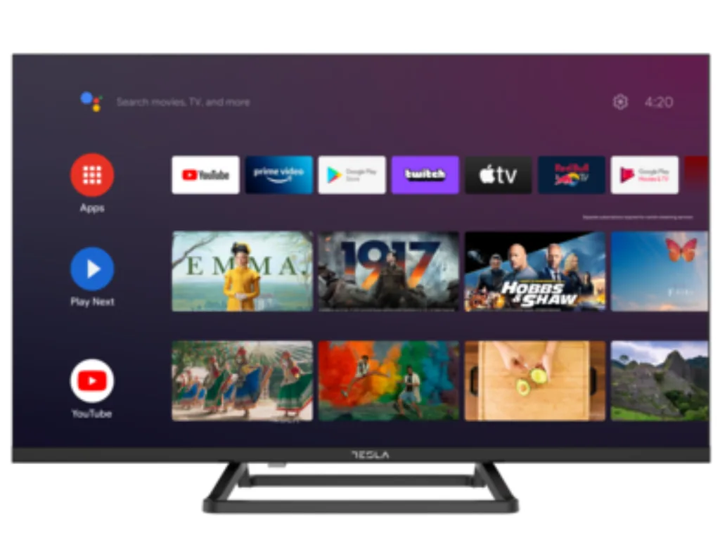 TESLA TV 43E635 FHD ANDROID FHD - Google Assistant-Glasovne komande