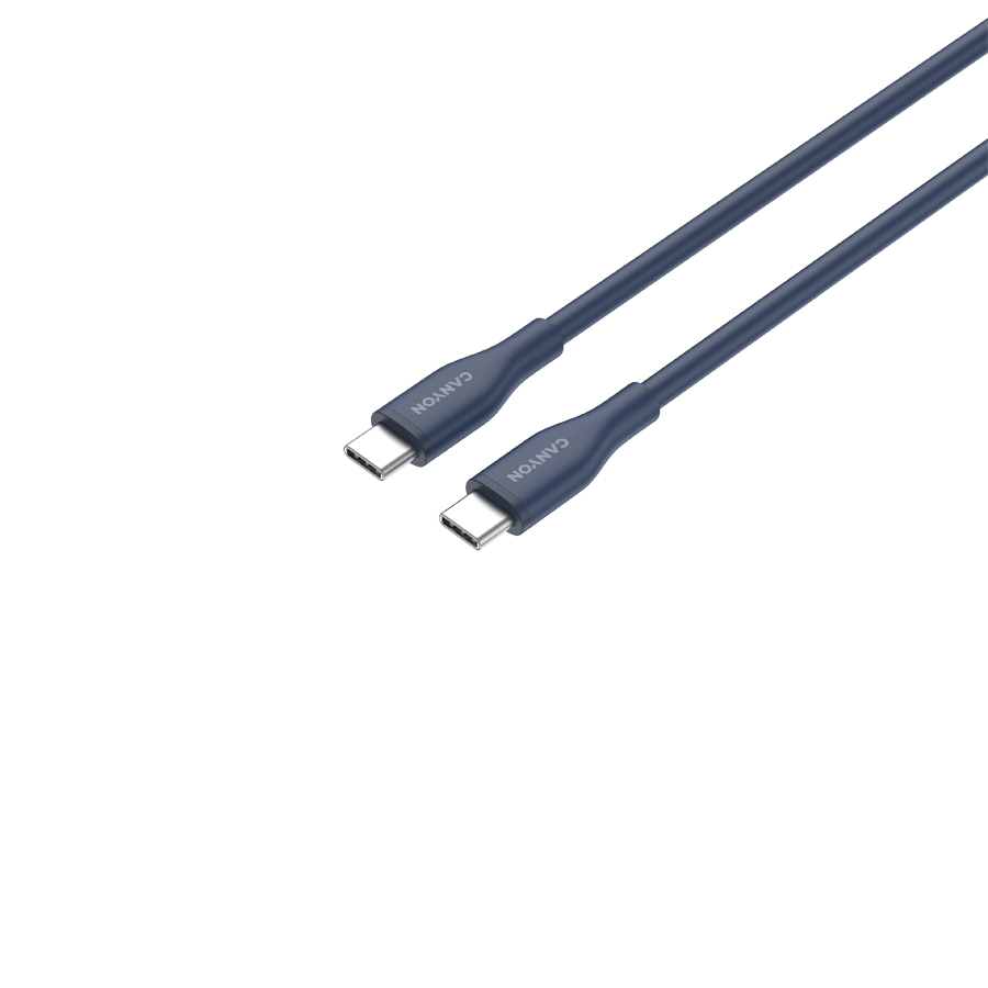 CANYON cable CC60SC10 C-C 60W 1m Silicon Dark blue - slika 3