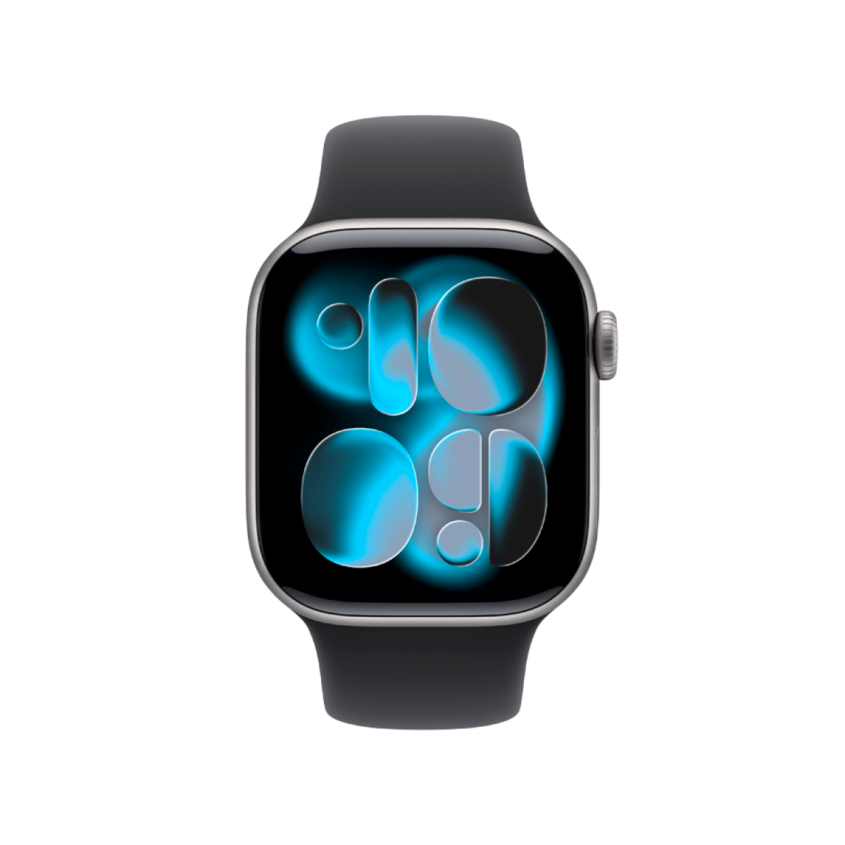 Apple Watch Series 11 GPS 42mm Space Grey Aluminium Case with Black Sport Band - S/M,Model A3331 - slika 6