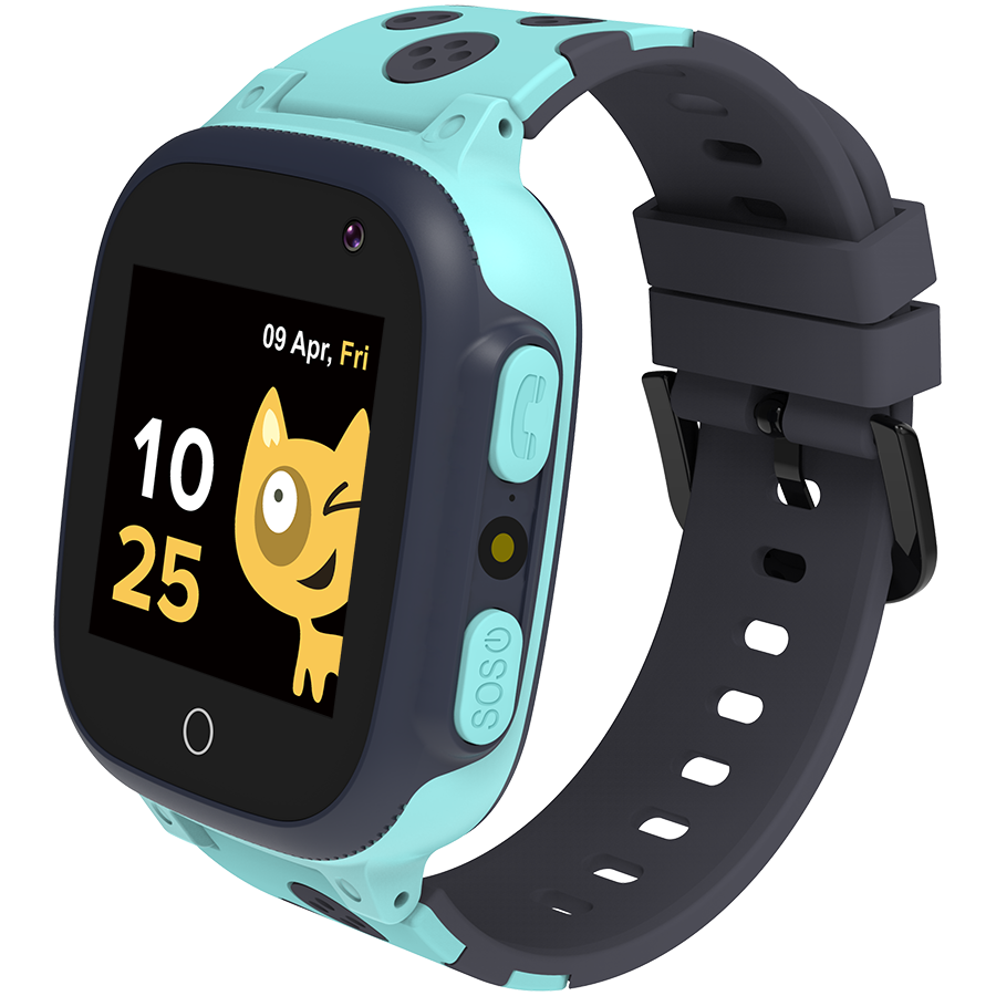 CANYON Sandy KW-34, Kids smartwatch, 1.44 inch colorful screen,  GPS function, Nano SIM card, 32+32MB, GSM(850/900/1800/1900MHz), 400mAh battery, compatibility with iOS and android, Blue, host: 52.9*4 - slika 2