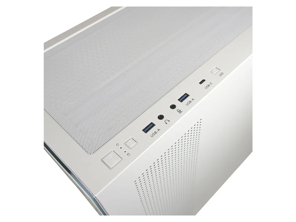 LC-Power Case Gaming 715W Midi-tower, ATX, 4x ARGB fan1x USB-C, 2x USB-A, White - slika 3