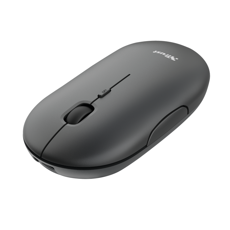 Trust Puck wireless punjivimiš, ultra-thin, silent,800-1600 dpi, obje ruke, 4 tipke, crni - slika 2