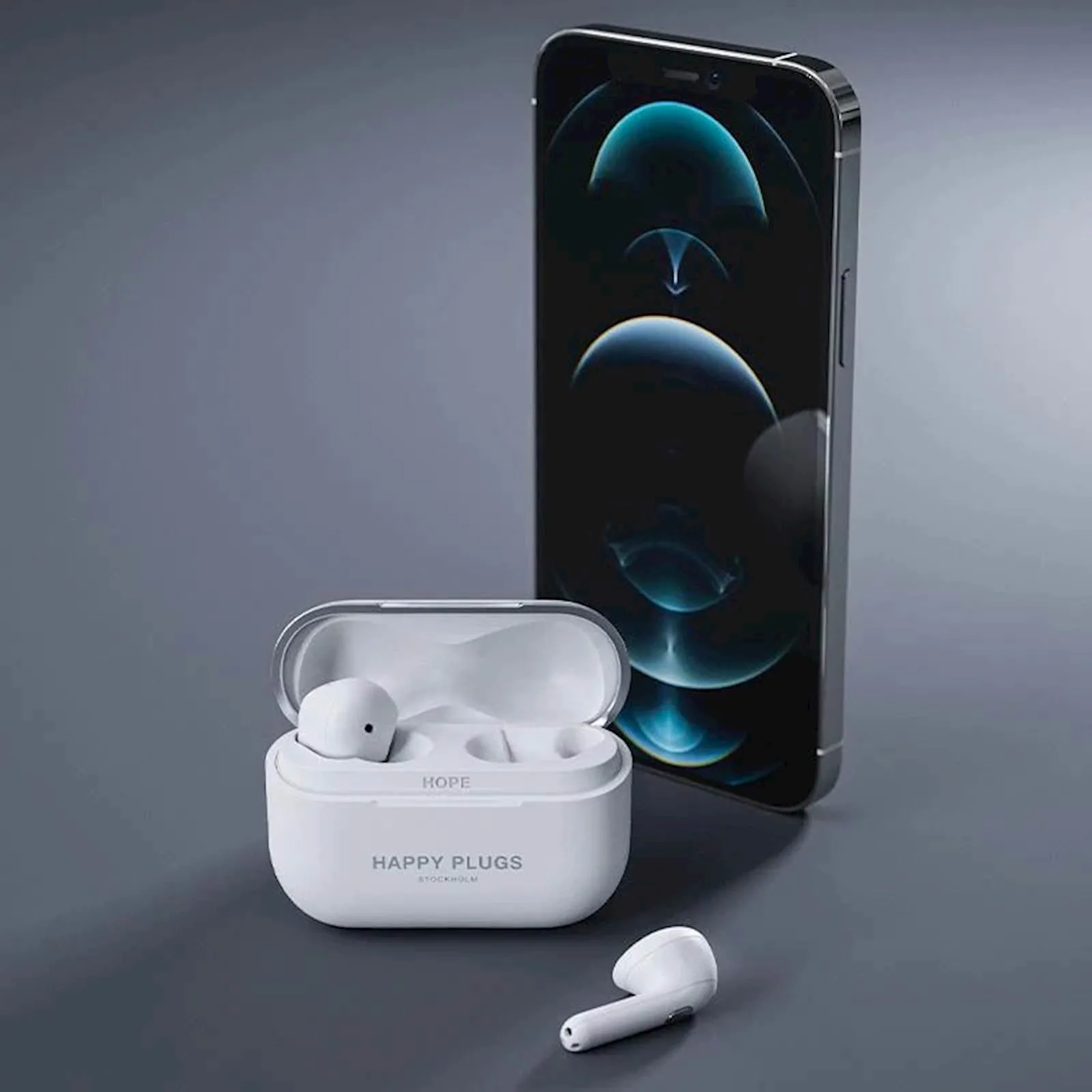 Slušalice Happy Plugs Hope TWS bijele - slika 3