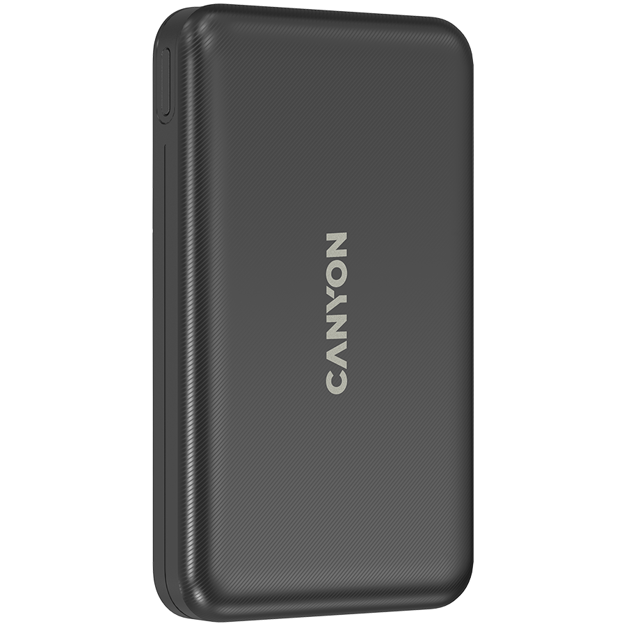 CANYON power bank PB-1001 10000 mAh PD 18W QC 3.0 Wireless 10W Black - slika 3