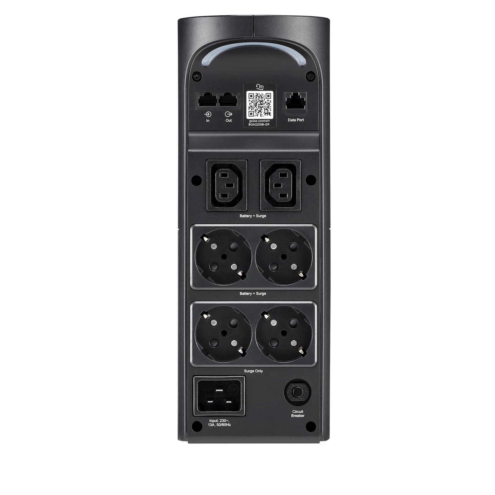 APC Back-UPS Pro 2200VA for Gaming, 230V, Pure Sinewave, LCD, Black, Schuko - slika 2