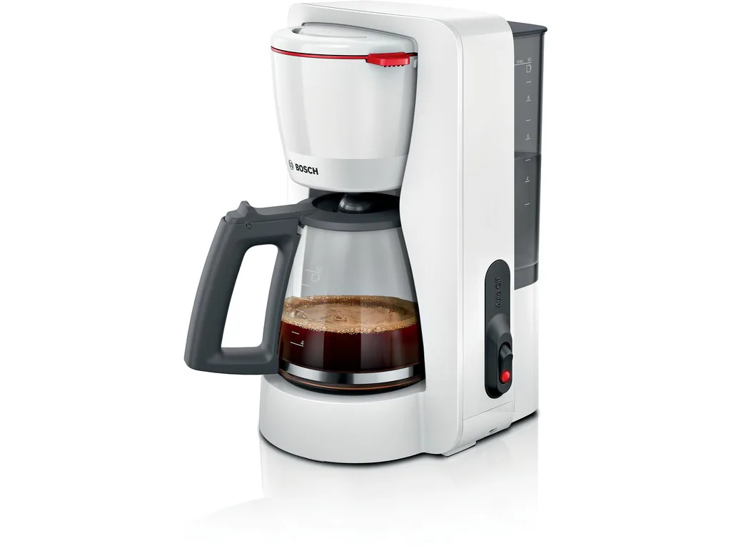 BOSCH aparat za kafu TKA2M111 My Moment, Bijela, 1.4l,1200WStakleni vrč za 10/15 šoljica kafe