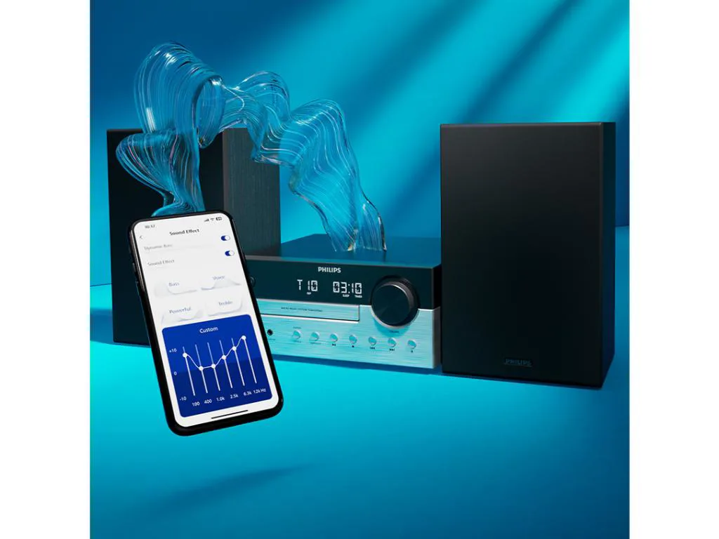 Philips Mini linija TAM4205M2CD; MP3-CD; USB; FM; BT;RMS 80W; LED zaslon; daljinski - slika 4