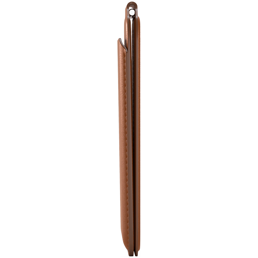 SATECHI Vegan-Leather Magnetic Wallet Stand (Brown) - slika 3