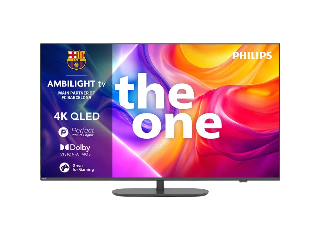 Philips 55''PUS9010 4K QledTitan OS; AMBILIGHT TV; 144Hz;P5 Picture Engine; Dolby Atmos i Vision