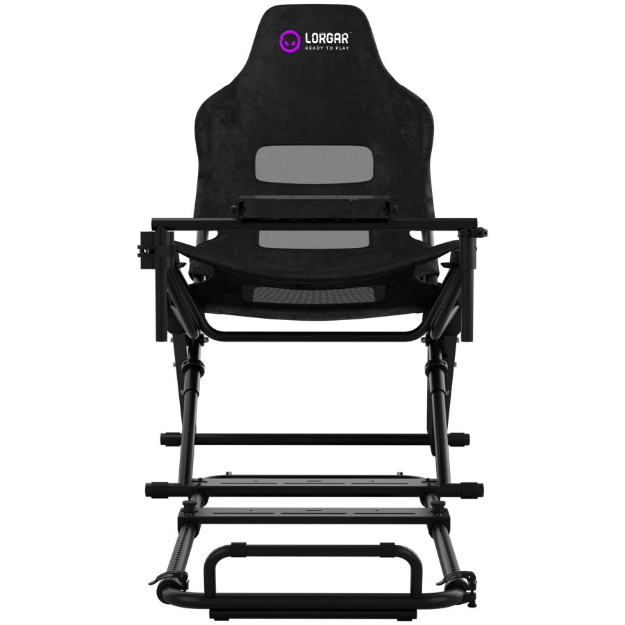 LORGAR FLEX RAF1, Sim Racing Cockpit Advanced, Foldable, 150x72x113 cm-playing, 38x72x126cm-folded, Black - slika 3