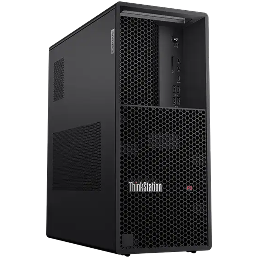 Lenovo ThinkStatio P3 Gen2, Intel Core Ultra 7 265 vPro, 2x16 GB DDR5-5600MT/s, 1 TB SSD M.2, NVIDIA RTX A1000 8GB GDDR6, Front: 4x USB 3.2, 1x USB C 3.2, 1x Mic, 1x Head/Mic, Back 2x USB 3.2, 2x USB  - slika 2