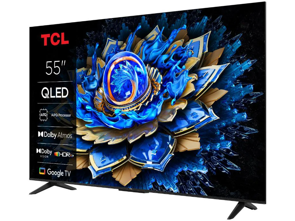 TCL 55"T69C 4K QLED Google TV60Hz (120Hz FHD), Dolby Atmos;Dolby Vision, Onkyo 2.0, 350 nits - slika 3