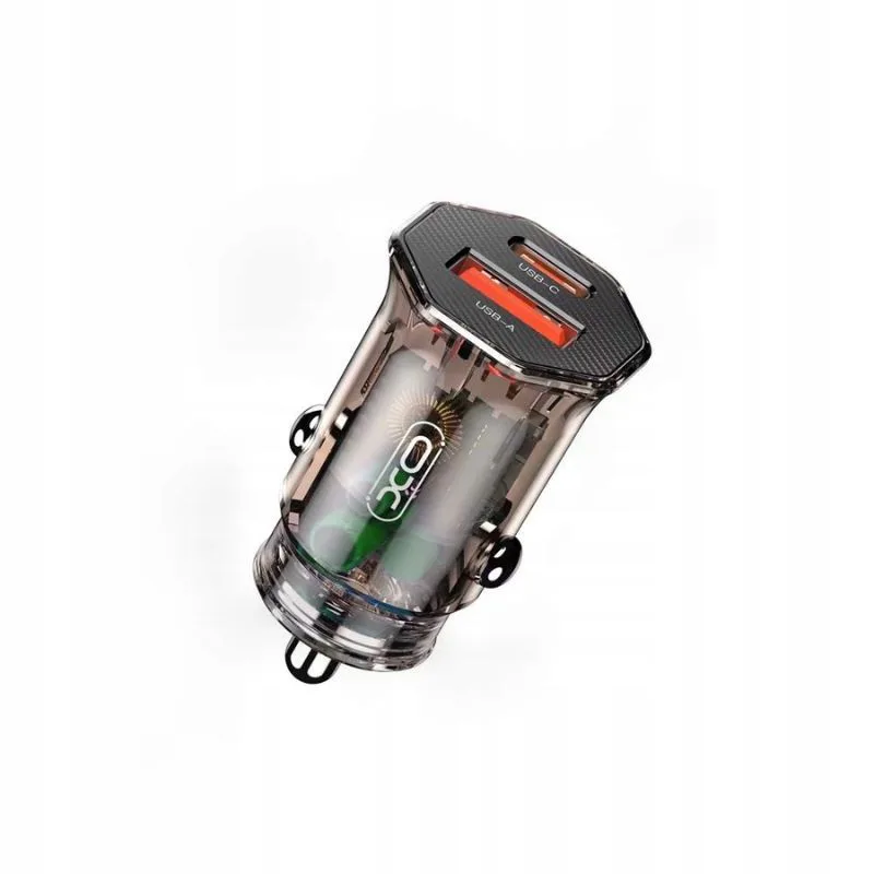Auto punjac XO CC50 PD 20W QC3.0 18W USB+Type-C - slika 2