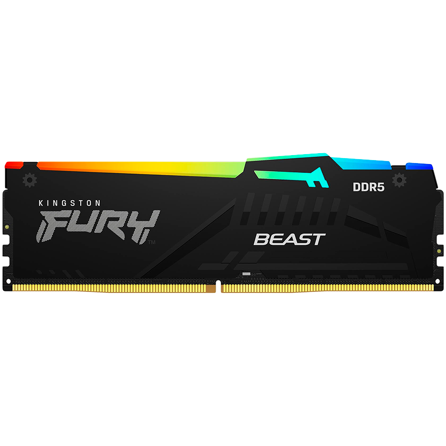 Kingston 16GB 6000MHz DDR5 RGBFury Beast (1x16GB), CL30,EXPO, XMP, 288-pin 16Gbit - slika 2