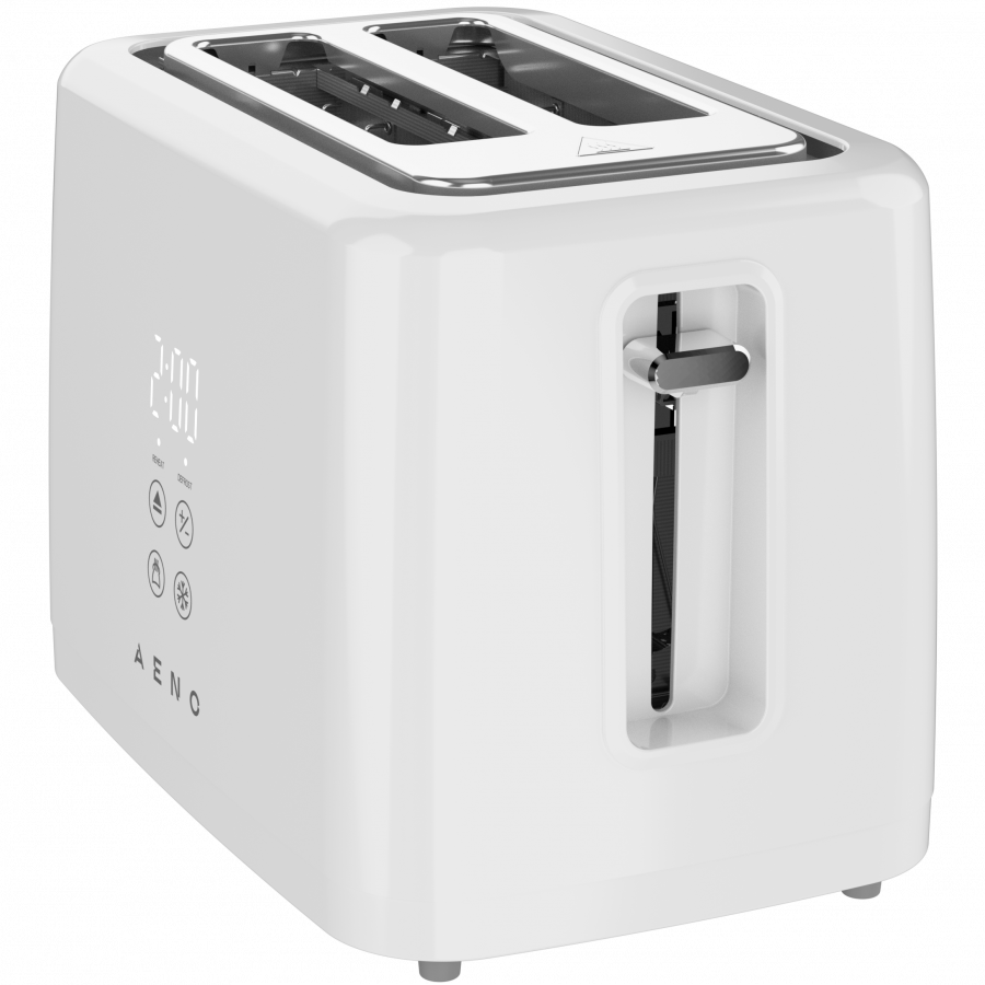 Electric Toaster, White, 220-240V, 50-60Hz, 780-930W, 2 slots, 3 modes, 7 browning levels - slika 2