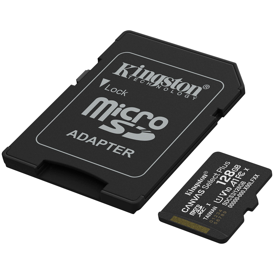 Kingston microSD 128GB Class10Canvas Select Plus150MBs Read,Class 10 UHS-I - slika 3
