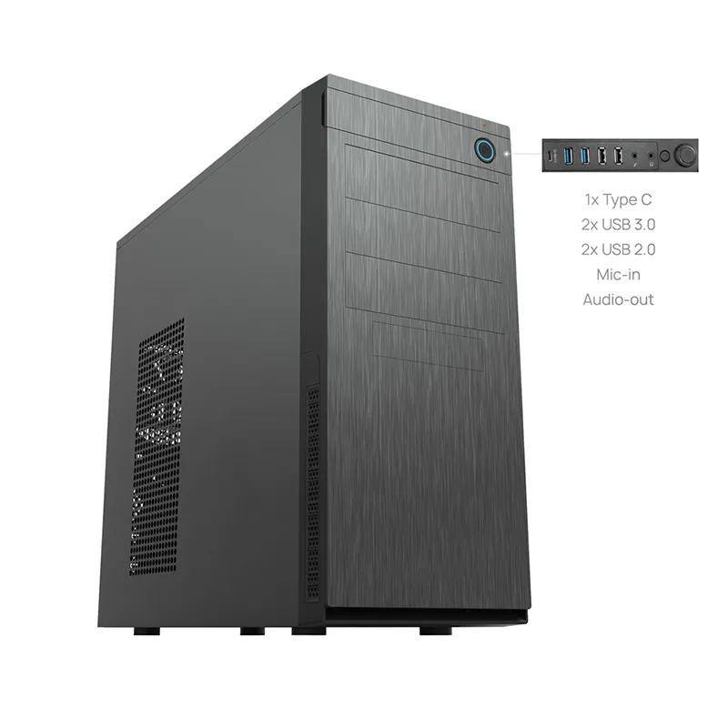 Chieftec CASE HC-10B-OPmidi case - slika 2