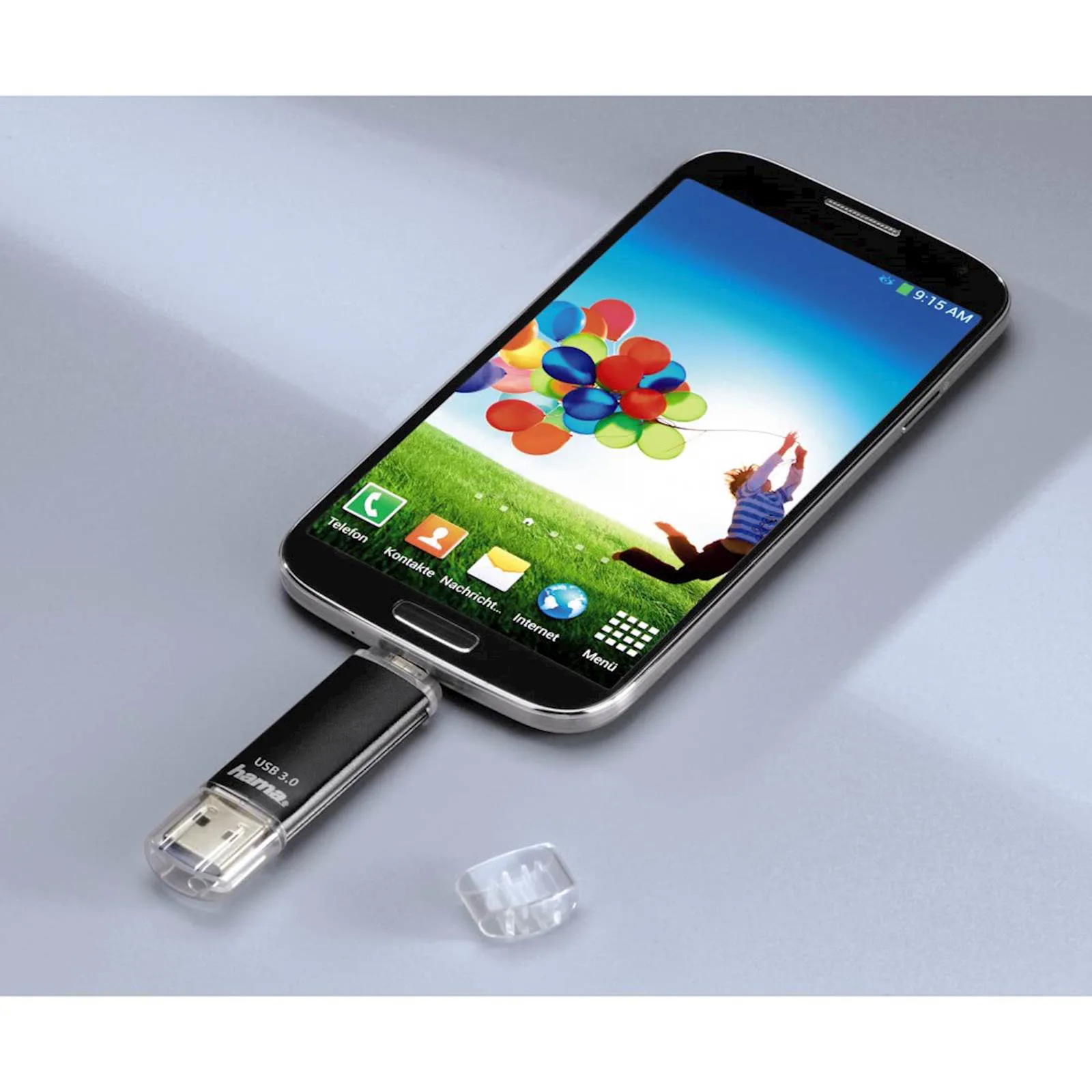 HAMA LAETA TWIN USB 3.0 64GB, 40MB/s, crni - slika 3