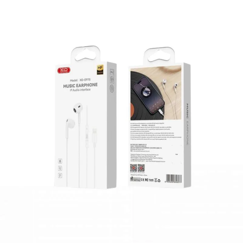 Slusalice XO EP75 Lighting White - slika 2